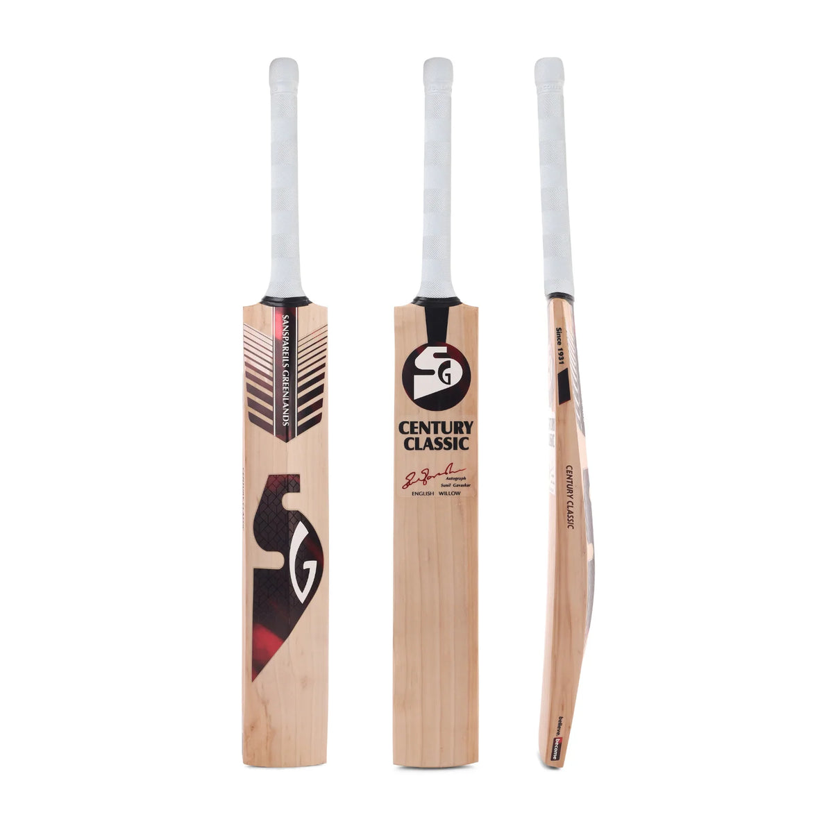 SG CENTURY CLASSIC ENGLISH WILLOW BAT